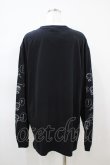 画像2: Candy Stripper / コジコジの名？台詞 L/S TEE  ブラック H-26-04-03-063-PU-TO-KB-ZH (2)