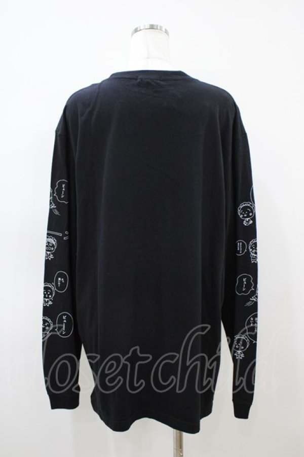 画像2: Candy Stripper / コジコジの名？台詞 L/S TEE  ブラック H-26-04-03-063-PU-TO-KB-ZH (2)