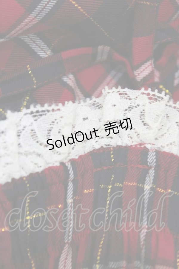 画像8: PUTUMAYO / タータンチェックSET  赤黒チェック H-26-04-03-006-PT-OP-AK-ZH (8)