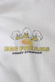 画像3: Candy Stripper / EGG FREAKS L/S Tシャツ  白 H-26-04-03-067-PU-TO-KB-ZH (3)