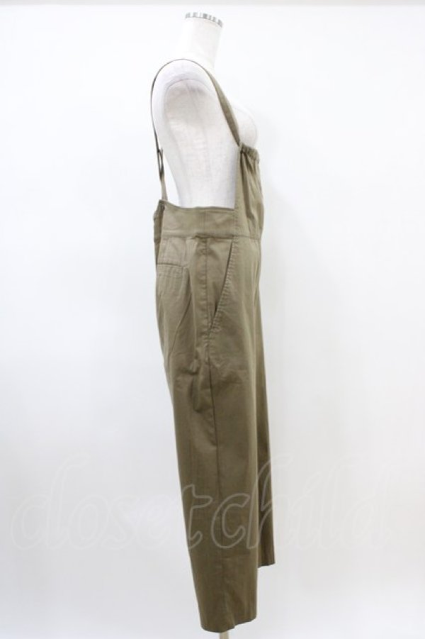 画像3: Jane Marple Dans Le Salon / テーパードサロペットパンツ  カーキ H-26-04-03-007-JM-PA-KB-ZH (3)