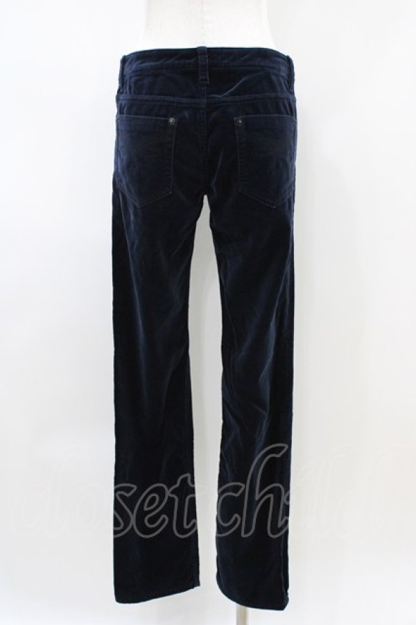 画像2: Jane Marple Dans Le Salon / コットンベルベットパンツ  ネイビー H-26-04-03-012-JM-PA-KB-ZH (2)