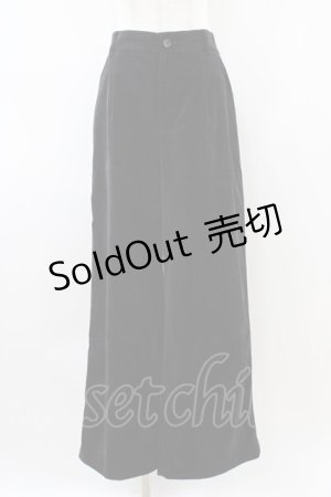 画像: Jane Marple Dans Le Salon / グログランライン別珍パンツ  黒 H-26-04-03-013-JM-PA-KB-ZH