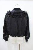 画像2: Jane Marple / Front frill padding jacket ジャケット  ブラック H-26-04-03-016-JM-JA-KB-ZH (2)