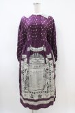 画像1: Jane Marple / Shakespeare's passageタブリエドレス  バイオレット H-26-04-03-022-JM-OP-KB-ZH (1)