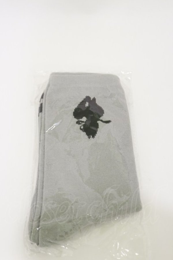 画像1: NieR Clothing / 靴下  グレー H-26-04-04-005-PU-ZA-AK-ZH (1)