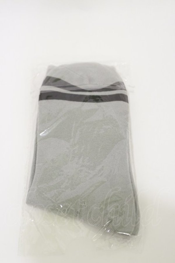 画像2: NieR Clothing / 靴下  グレー H-26-04-04-005-PU-ZA-AK-ZH (2)