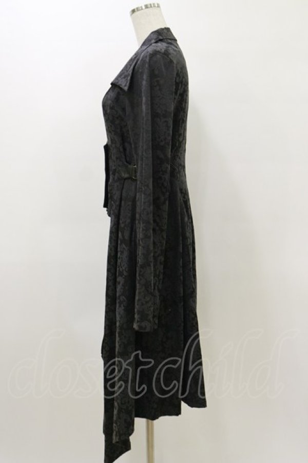 画像3: h.naoto Blood / ジャガードジャケット  黒 H-26-04-04-044-HN-JA-AK-ZH (3)