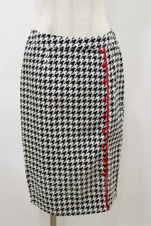 画像: SOURPUSS / HOUNDSTOOTH BOMBSHELL SKIRT L ブラック H-26-04-04-048-PU-SK-KB-ZH