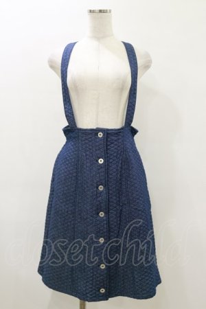 画像: Candy Stripper / DENIM QUILT SKIRT M ブルー H-26-04-04-051-PU-SK-KB-ZH