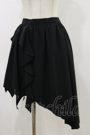 画像: PEACE NOW / アシメスカート  黒 H-26-04-04-054-PU-SK-KB-ZH