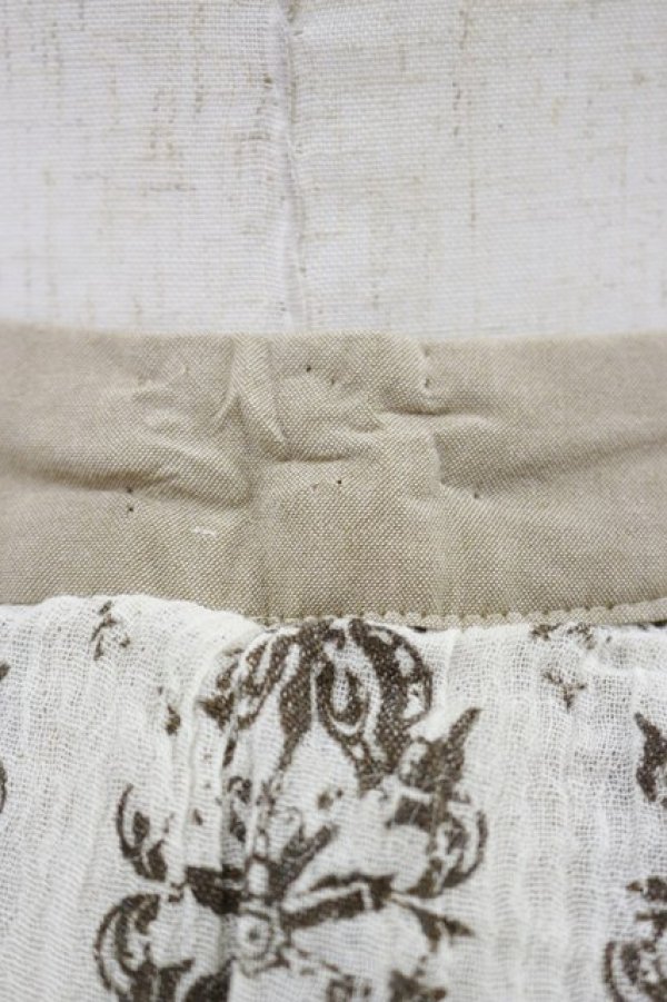 画像3: h.naoto Blood / プリントレイヤードスカート  ベージュ H-26-04-04-059-HN-SK-AK-ZH (3)