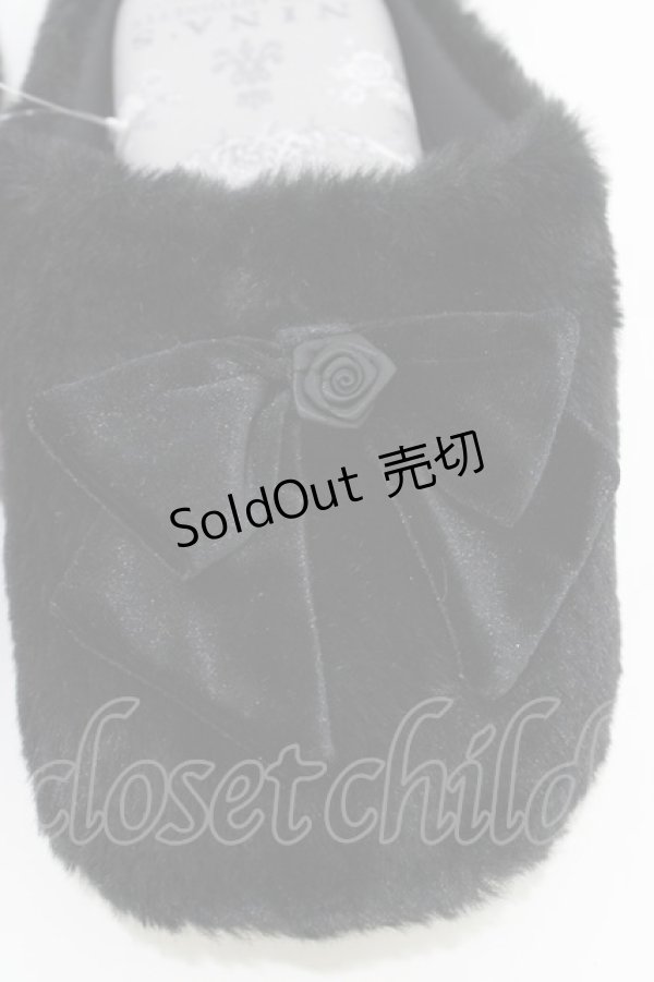 画像2: m petit by misako / AMRSバラリボン 23cm~25cm ブラック H-26-04-04-1003-LO-ZA-NS-ZH (2)