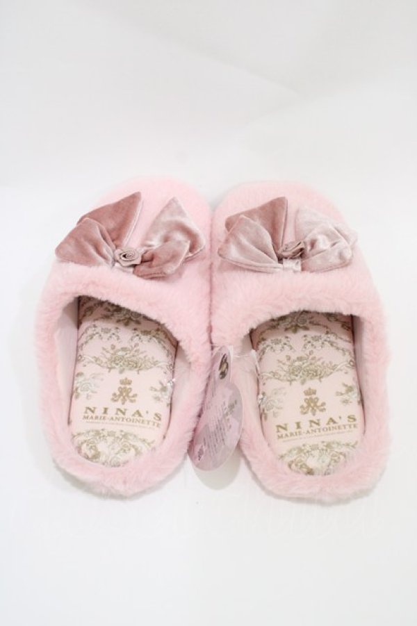 画像1: m petit by misako / AMRSバラリボン 23cm~25cm ピンク H-26-04-04-1004-LO-ZA-NS-ZH (1)