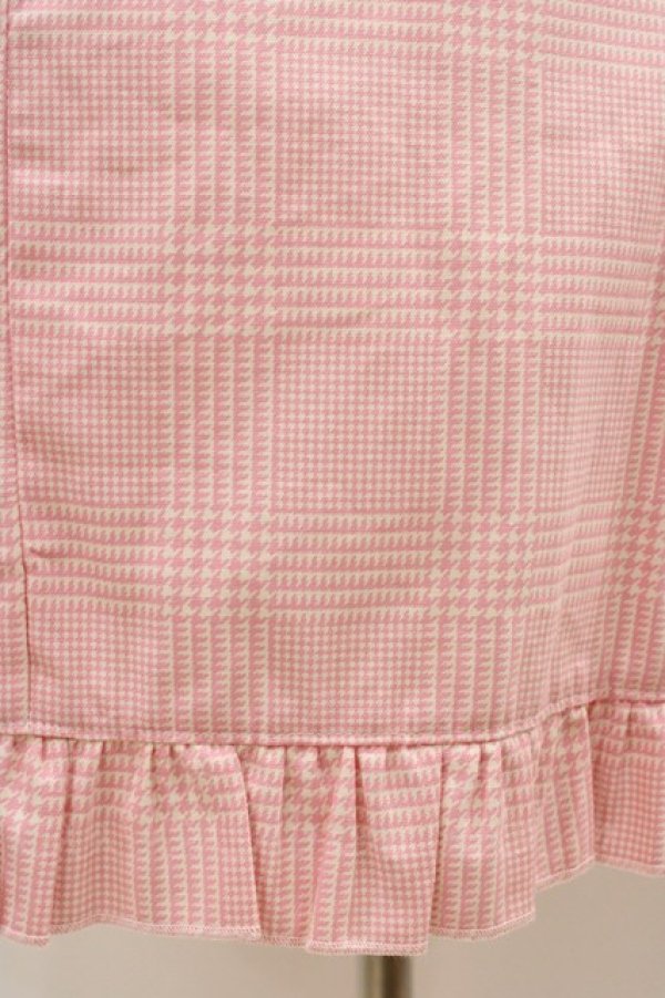 画像3: Nile Perch / 格子チェックジャンパースカート Free ピンク H-26-04-04-1043-LO-OP-NS-ZH (3)