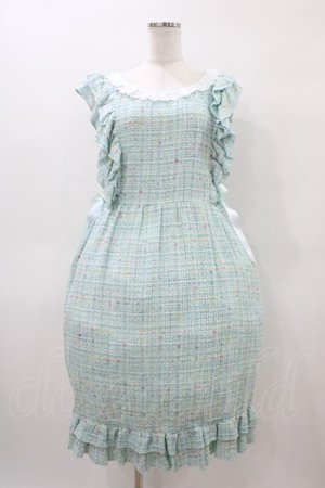 画像: Nile Perch / ツイードフリルワンピース Free ミント H-26-04-04-1044-LO-OP-NS-ZH