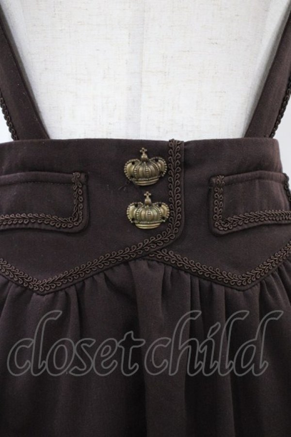 画像3: axes femme / サスペンダースカート M ブラウン H-26-04-04-1046-AX-SK-NS-ZH (3)