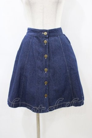 画像: Fi.n.t / デニムフレアーミニスカート Free INDIGO H-26-04-04-1050-CA-SK-NS-ZH