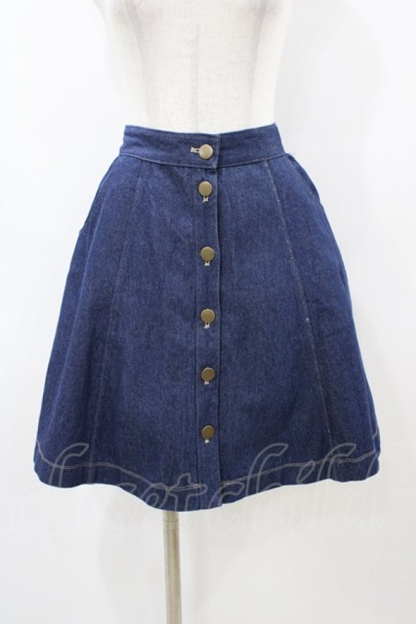 画像1: Fi.n.t / デニムフレアーミニスカート Free INDIGO H-26-04-04-1050-CA-SK-NS-ZH (1)
