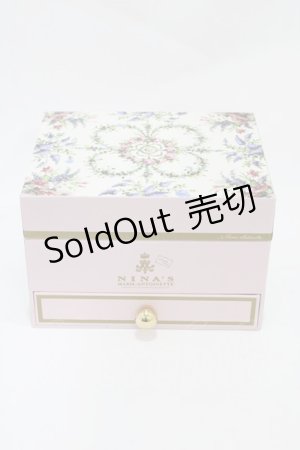 画像: m petit by misako / ミラー付き収納ボックス(小物ケース)  ピンク H-26-04-04-1006-LO-ZA-NS-ZH