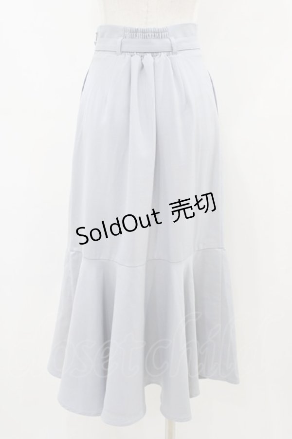 画像2: an another angelus / ゴールドバックルベルト付きマーメイドスカート Free GRAY H-26-04-04-1051-CA-SK-NS-ZH (2)