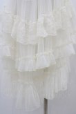 画像3: 名紗店（海外ロリータブランド） / オーバースカート L アイボリー H-26-04-04-1054-0-SK-NS-ZH (3)
