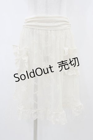 画像: Eri Aino's collaboration / TT*AINレースエプロン L アイボリー H-26-04-04-1055-PU-OP-NS-ZH