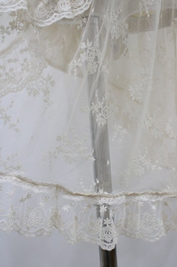 画像3: Eri Aino's collaboration / TT*AINレースエプロン L アイボリー H-26-04-04-1055-PU-OP-NS-ZH (3)