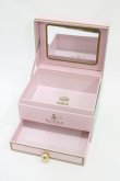 画像3: m petit by misako / ミラー付き収納ボックス(小物ケース)  ピンク H-26-04-04-1006-LO-ZA-NS-ZH (3)