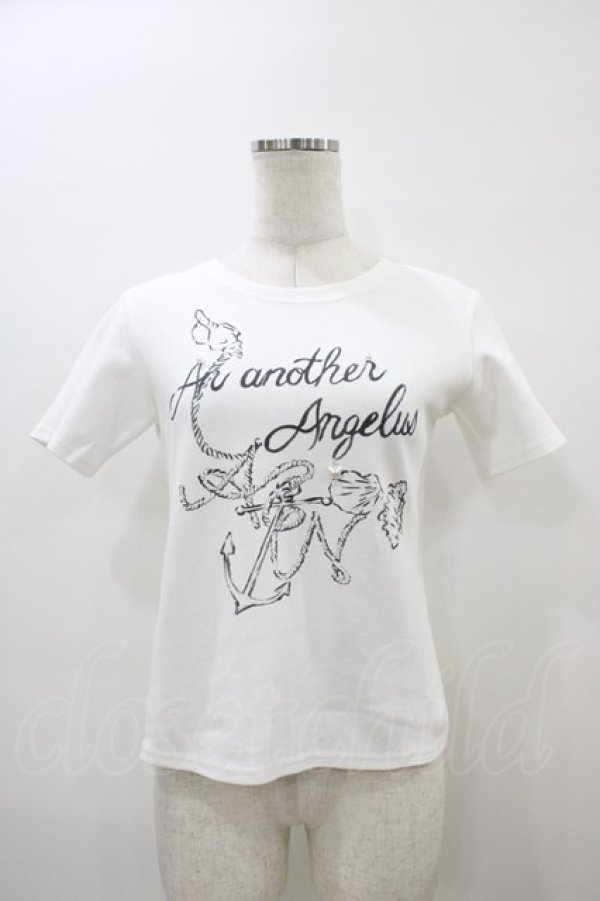 画像1: an another angelus / パリジェンヌアソートプリントT Free OFF×BK H-26-04-04-1061-CA-TS-NS-ZH (1)