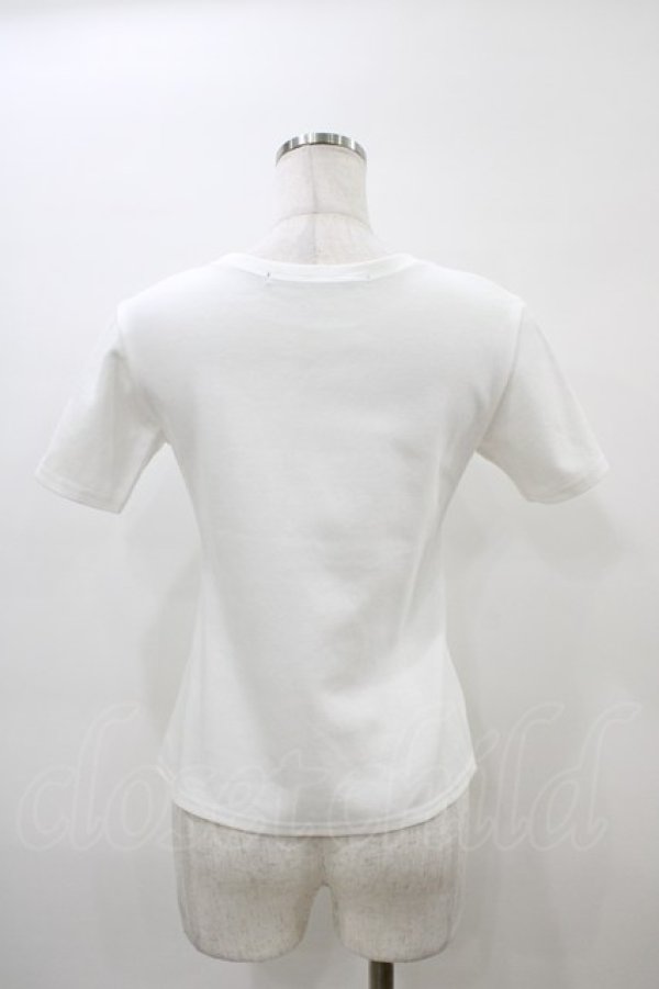 画像2: an another angelus / パリジェンヌアソートプリントT Free OFF×BK H-26-04-04-1061-CA-TS-NS-ZH (2)