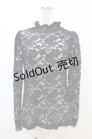 画像: F&A / 総レースパワショルトップス Free BLACK H-26-04-04-1065-LO-TO-NS-ZH