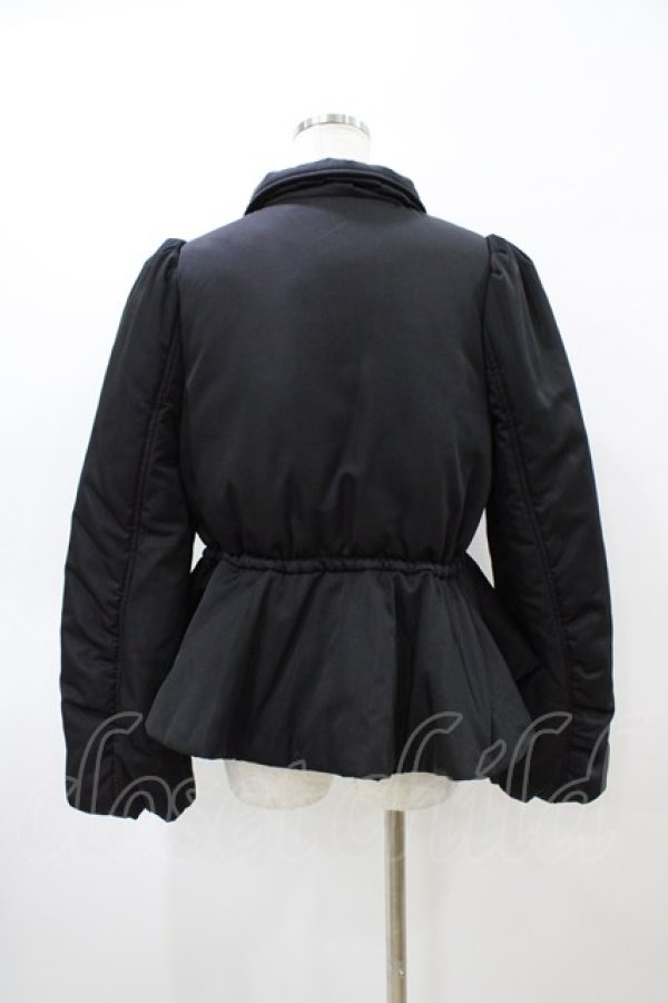 画像2: an another angelus / ファー衿付きペプラムブルゾン Free BLACK H-26-04-04-1066-CA-JA-NS-ZH (2)