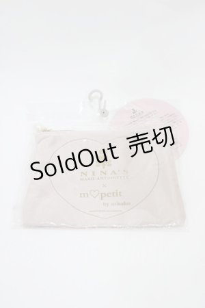 画像: m petit by misako / AM*コウチャツキベロアポーチ（紅茶無し）  ピンク H-26-04-04-1010-LO-ZA-NS-ZH