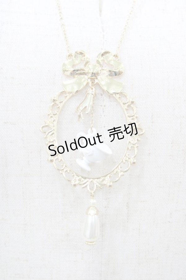 画像1: Eri Aino's collaboration / マノンローズ ティーカップネックレス  ゴールド H-26-04-04-1014-PU-AC-NS-ZH (1)