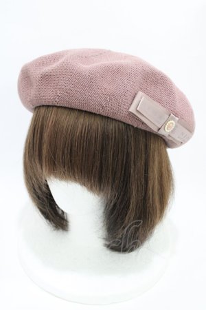 画像: m petit by misako / NINA's AMカメオベレー  ピンク H-26-04-04-1017-LO-AC-NS-ZH