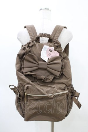 画像: m petit by misako / TT*AMリボンフラップ  ブラウン H-26-04-04-1026-LO-BG-NS-ZH