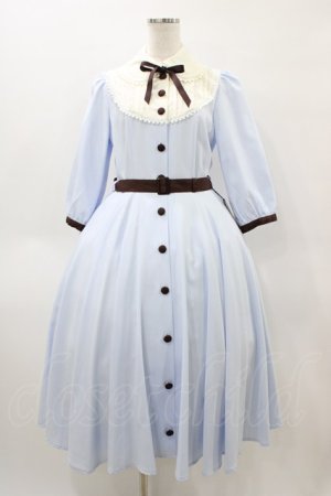 画像: Innocent World / 大人アリスフレアーワンピース M アリスサックス×生成/Alice Sax×Beige H-26-04-04-1032-IW-OP-NS-ZH