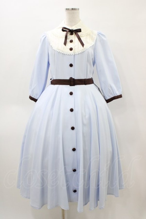 画像1: Innocent World / 大人アリスフレアーワンピース M アリスサックス×生成/Alice Sax×Beige H-26-04-04-1032-IW-OP-NS-ZH (1)