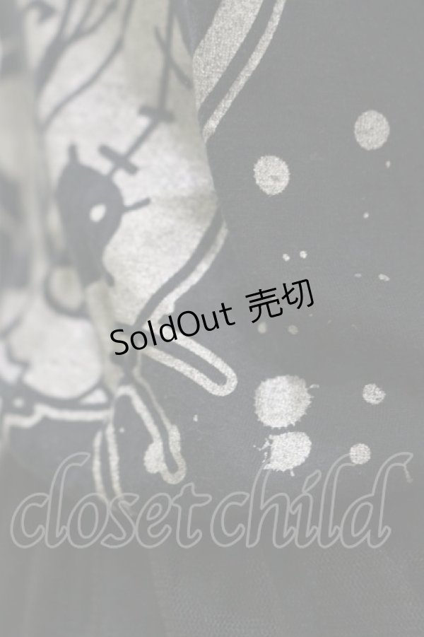 画像4: HANGRY&ANGRY / プリントワンピース  黒 H-26-04-04-069-HN-OP-AK-ZH (4)