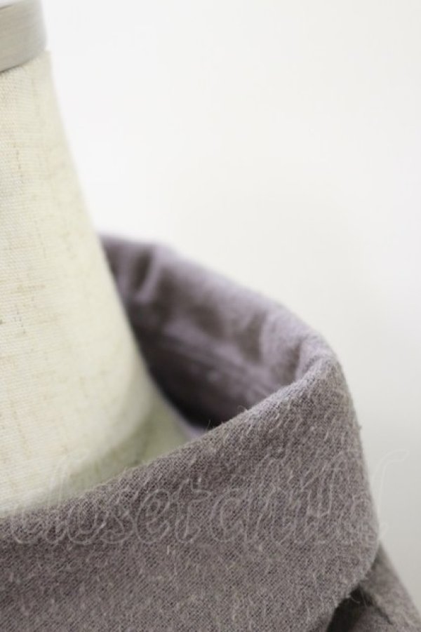 画像4: merry jenny / bearポケットシャツワンピース  ラベンダー H-26-04-04-077-LO-OP-KB-ZH (4)