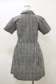 画像2: merry jenny / ギンガムシャツワンピース  ブラック H-26-04-04-078-LO-OP-KB-ZH (2)
