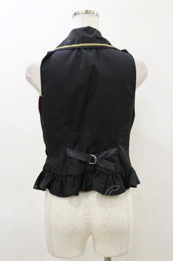 画像2: MA / ネコミミ騎士団プランス・ジレ弐  ブラック×ゴールド H-26-04-04-011-PU-TO-AK-ZH (2)