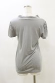 画像2: Jane Marple / ハイネック半袖カットソー M グレー H-26-04-04-015-JM-TO-KB-ZH (2)