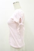 画像3: MILK / リボンスリーブカットソー  ピンク H-26-04-04-016-ML-TO-KB-ZH (3)