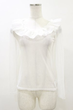 画像: MR corset / メッシュトップス  白 H-26-04-04-019-PU-TO-AK-ZH