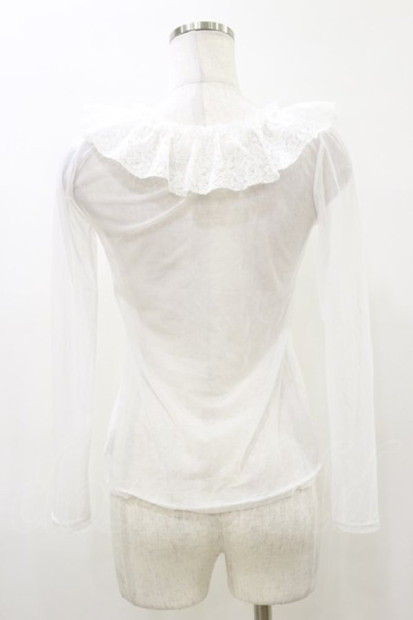 画像2: MR corset / メッシュトップス  白 H-26-04-04-019-PU-TO-AK-ZH (2)