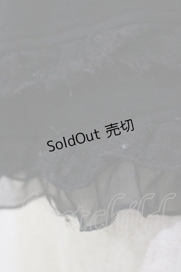 画像4: h.NAOTO / プリントフリルカットソー  黒 H-26-04-04-024-HN-TO-AK-ZH (4)