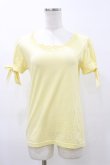 画像1: Emily Temple cute / リボンパフカットソー  イエロー H-26-04-04-033-ET-TO-KB-ZH (1)