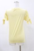 画像2: Emily Temple cute / リボンパフカットソー  イエロー H-26-04-04-033-ET-TO-KB-ZH (2)